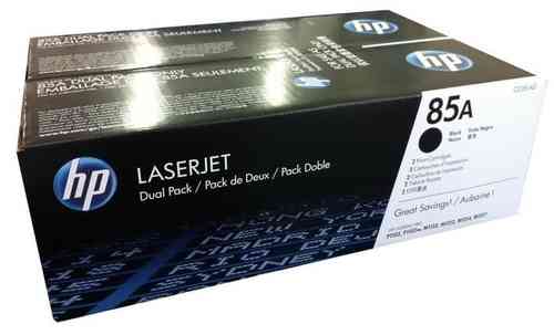 85AD Toner Negro HP Laserjet P1102 (Doble x2)