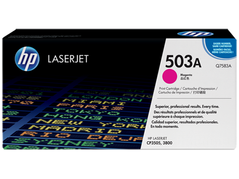 503A Toner Color Magenta HP Laserjet 3800-CP3505