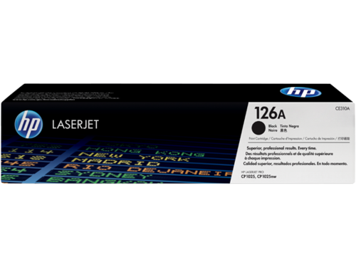 126A Toner Negro HP Laserjet CP1025, 1.200 páginas