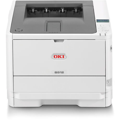 Impresora Monocromo Láser, OKI B512DN,  A4, 45 p.p.m. Dúplex y RED Toner de 12.000 copias