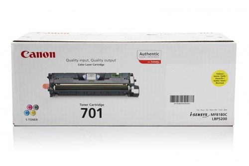 Toner Color Amarillo XL Canon Nº 701Y CANON LBP-5200, MF-8180 ( 4.000 Paginas )