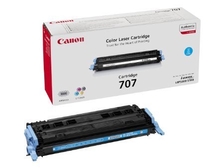 Tóner Color Cyan Canon Nº 707C CANON LBP-5000-5100 ( 2.000 Paginas )