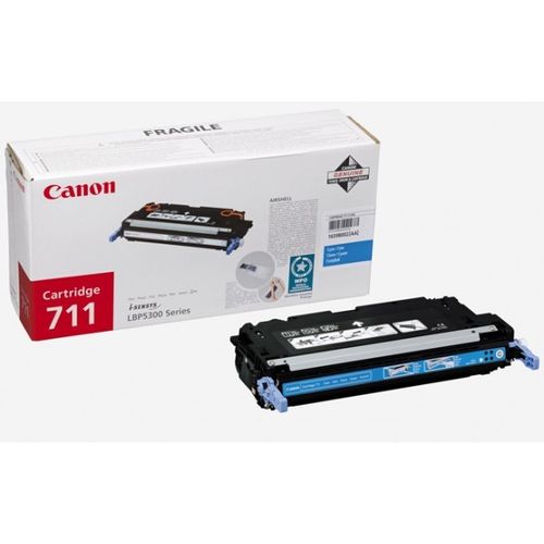 Toner Color Cyan Canon Nº 711C CANON LBP-5300, 5360, MF-9130, 9170, 9220, 9280, 6.000 Páginas