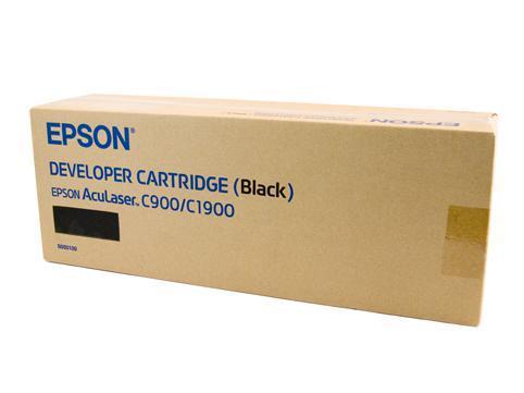 Cartucho EPSON ACULASER C900-C1900, Toner Color Negro, 4.500 Copias