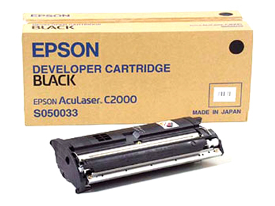 Cartucho EPSON ACULASER C1000, C2000 Toner Color Negro, 6.000 Copias