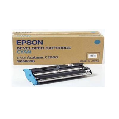 Cartucho EPSON ACULASER C1000, C2000 Toner Color Cyan, 6.000 Copias