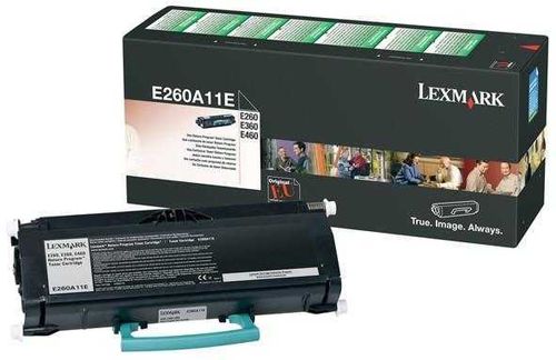 Toner Negro LEXMARK E260-E360-E460, 3.500 Páginas